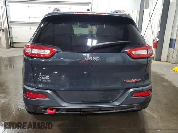 2017 Jeep Cherokee Trailhawk L Plus with VIN 1C4PJMBB8HW517248, listed as a Copart auction lot 79515134 with 78,928 mi miles and Salvage Title. Bid and sale history available at carsss.com. Image 6.