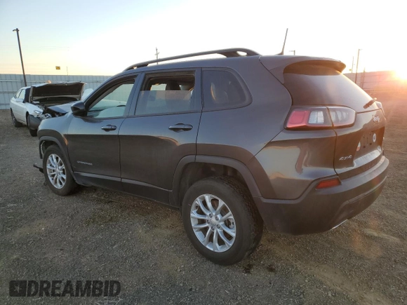 2022 Jeep Cherokee Latitude Lux with VIN 1C4PJMMN1ND535833, listed as a Copart auction lot 80052434 with 19,625 mi miles and Salvage title. Bid and sale history available at DreamBid. Image 2.