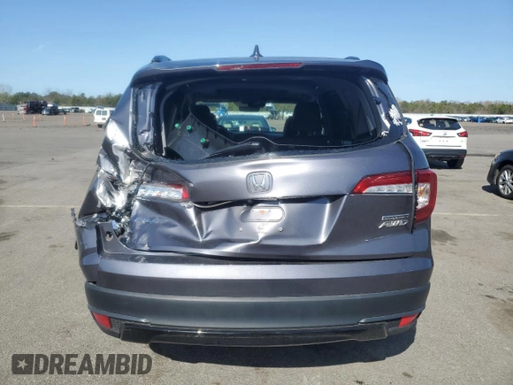 2021 Honda Pilot Special Edition with VIN 5FNYF6H28MB055670, listed as a Copart auction lot 54949425 with 51,948 mi miles and Salvage Title. Bid and sale history available at carsss.com. Image 6.