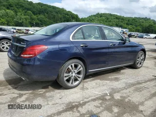 2016 Mercedes-Benz C 300 Luxury with VIN WDDWF4KB3GR139291, listed as a Copart auction lot 61221635 with 82,931 mi miles and Salvage title. Bid and sale history available at DreamBid. Image 3.