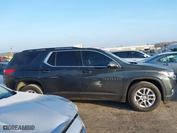 2021 Chevrolet Traverse LT Leather with VIN 1GNERHKW1MJ160570, listed as a IAAI auction lot 41224766 with 109,519 mi miles. Bid and sale history available at carsss.com. Image 14.