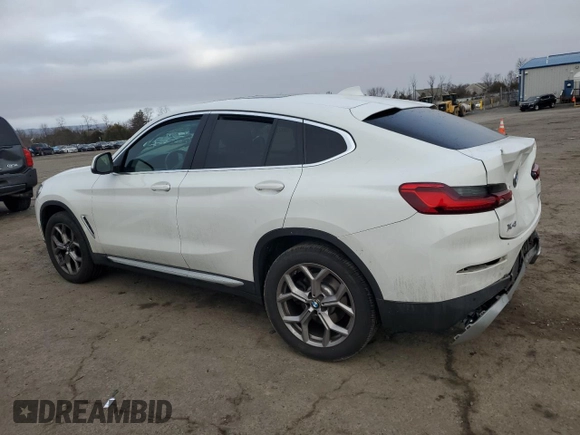 2023 BMW X4 xDrive30i with VIN 5UX33DT01P9P63673, listed as a Copart auction lot 48771645 with 0 mi miles and Salvage Title. Bid and sale history available at carsss.com. Image 2.