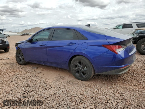 2023 Hyundai Elantra Blue z VIN KMHLM4AJ7PU077401, wystawiony jako Copart lot #49180065 z przebiegiem 55 927 mil mil oraz Szkoda całkowita • Salvage title. Historia ofert i sprzedaży dostępna na DreamBid. Obrazek 2.
