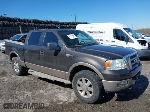 2005 Ford F-150 XLT with VIN 1FTPW14525KE37907, listed as a IAAI auction lot 41898408 with 191,167 mi miles. Bid and sale history available at carsss.com. Image 1.