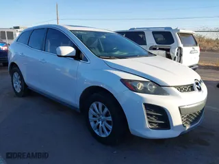 2010 Mazda CX-7 SV with VIN JM3ER2W55A0309112, listed as a IAAI auction lot 41198379 with 307,649 mi miles. Bid and sale history available at carsss.com. Image 1.