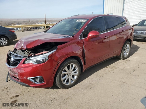 2020 Buick Envision Preferred with VIN LRBFXBSAXLD085156, listed as a Copart auction lot 85452504 with 54,613 mi miles and Salvage Title. Bid and sale history available at carsss.com. Image 1.