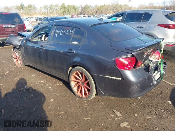 2012 Infiniti G37 x with VIN JN1CV6AR7CM970894, listed as a IAAI auction lot 41855535 with 90,741 mi miles and . Bid and sale history available at DreamBid. Image 3.