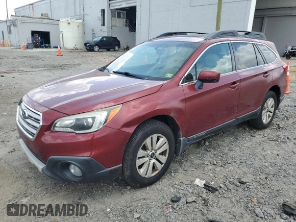 2015 Subaru Outback Premium z VIN 4S4BSADC0F3230055, wystawiony jako Copart lot #64985795 z przebiegiem 187 989 mil mil oraz Czysty tytuł • Clean title. Historia ofert i sprzedaży dostępna na DreamBid. Obrazek 1.