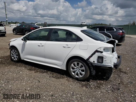 2024 Toyota Corolla LE with VIN 5YFB4MDE1RP223998, listed as a Copart auction lot 53789995 with 5,332 mi miles and Salvage title. Bid and sale history available at DreamBid. Image 2.