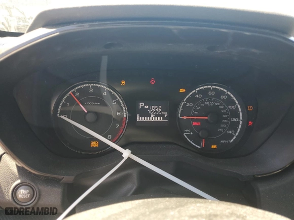 2018 Subaru Impreza with VIN 4S3GKAA68J3605658, listed as a Copart auction lot 53777705 with 76,539 mi miles and Salvage Title. Bid and sale history available at carsss.com. Image 9.