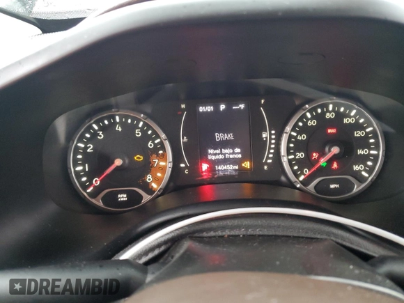 2015 Jeep Renegade Latitude with VIN ZACCJABT5FPB48543, listed as a Copart auction lot 49444475 with 140,452 mi miles and Salvage Title. Bid and sale history available at DreamBid. Image 9.
