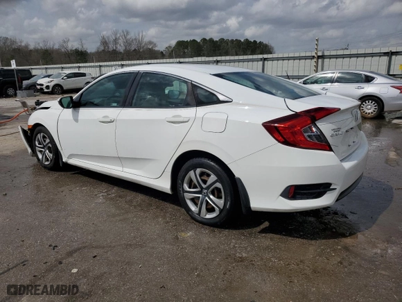 2018 Honda Civic Sedan LX with VIN 2HGFC2F55JH591845, listed as a Copart auction lot 49072685 with 91,028 mi miles and Salvage Title. Bid and sale history available at carsss.com. Image 2.