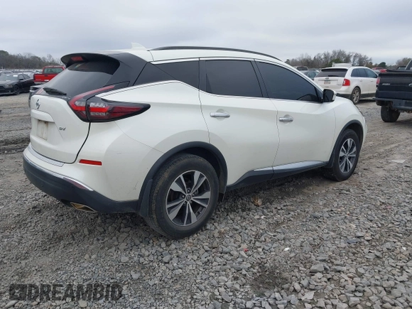 2021 Nissan Murano SV z VIN 5N1AZ2BJ1MC119574, wystawiony jako IAAI lot #41526022 z przebiegiem 96 347 mil mil oraz . Historia ofert i sprzedaży dostępna na DreamBid. Obrazek 4.
