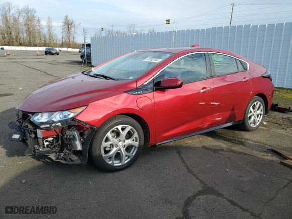 2019 Chevrolet Volt Premier with VIN 1G1RD6S55KU127077, listed as a Copart auction lot 83362744 with 26,692 mi miles and Salvage Title. Bid and sale history available at carsss.com. Image 1.