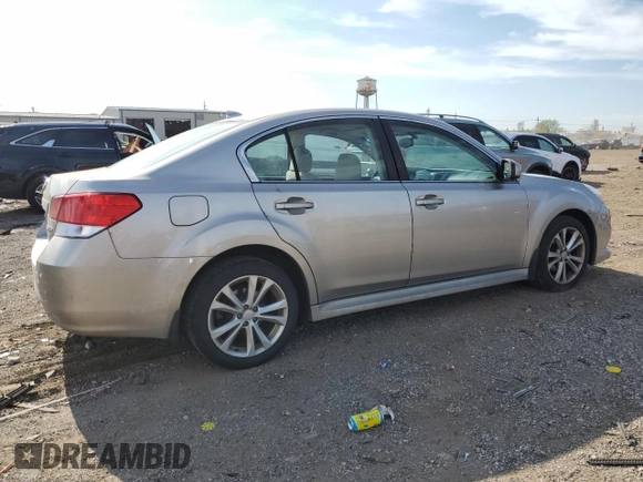 2014 Subaru Legacy Premium with VIN 4S3BMCC67E3012490, listed as a Copart auction lot 56971755 with 126,208 mi miles and Salvage title. Bid and sale history available at DreamBid. Image 3.