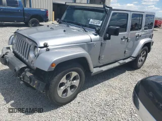 2018 Jeep Wrangler Unlimited Sahara with VIN 1C4BJWEG7JL925244, listed as a Copart auction lot 57825315 with 115,604 mi miles and Salvage title. Bid and sale history available at DreamBid. Image 1.