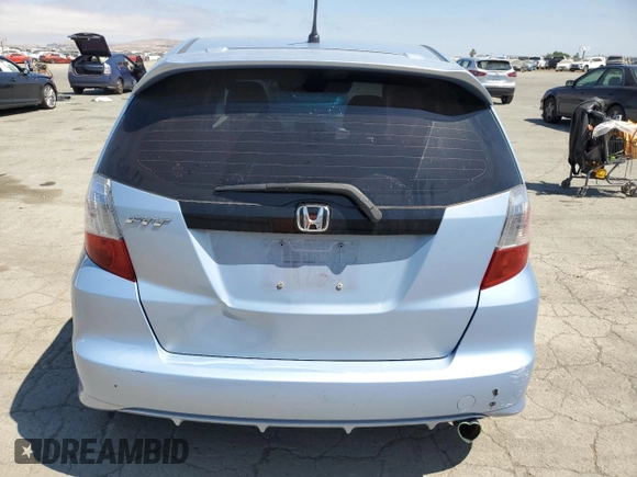 2010 Honda Fit Sport with VIN JHMGE8H49AC011812, listed as a Copart auction lot 60341615 with 187,428 mi miles and Salvage title. Bid and sale history available at DreamBid. Image 6.