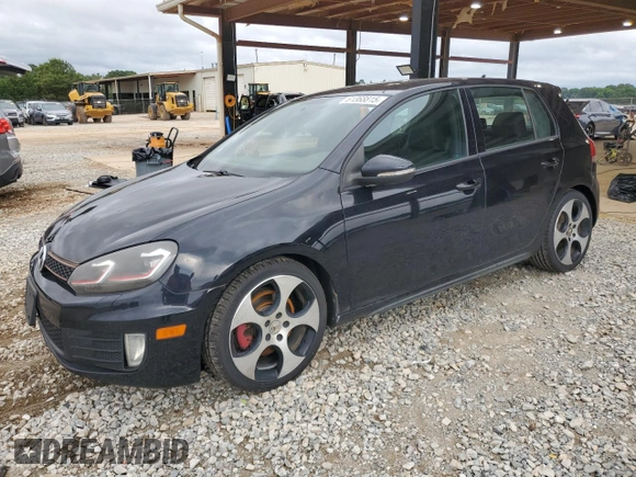 2012 Volkswagen Golf GTI with VIN WVWGV7AJ3CW296519, listed as a Copart auction lot 61368815 with 150,122 mi miles and Salvage title. Bid and sale history available at DreamBid. Image 1.