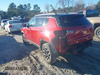 2020 Jeep Compass Trailhawk with VIN 3C4NJDDB6LT220868, listed as a IAAI auction lot 41600066 with 51,151 mi miles and . Bid and sale history available at carsss.com. Image 3.