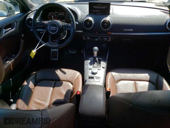 2018 Audi A3 Sedan Premium Plus with VIN WAUJ8GFF4J1012145, listed as a Copart auction lot 52638154 with 72,270 mi miles. Bid and sale history available at carsss.com. Image 8.