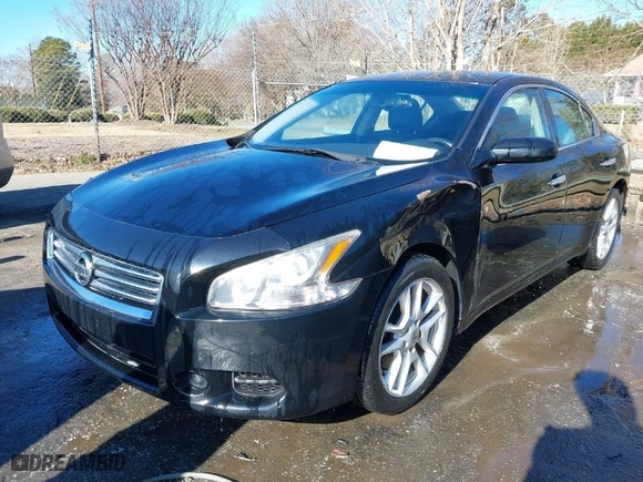 2014 Nissan Maxima 3.5 SV with VIN 1N4AA5AP0EC438622, listed as a IAAI auction lot 41429380 with 117,979 mi miles. Bid and sale history available at carsss.com. Image 2.
