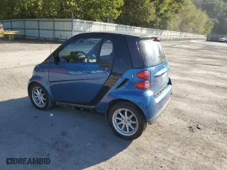 2008 Smart fortwo Pure with VIN WMEEJ31X58K168153, listed as a Copart auction lot 72381054 with 0 mi miles and Salvage Title. Bid and sale history available at carsss.com. Image 2.