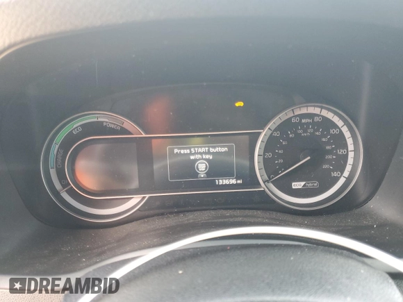 2017 Kia Niro FE with VIN KNDCB3LC3H5073697, listed as a Copart auction lot 83549084 with 133,696 mi miles and Salvage Title. Bid and sale history available at carsss.com. Image 9.