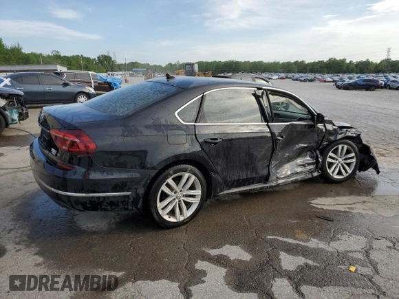 2018 Volkswagen Passat SE with VIN 1VWBA7A30JC022617, listed as a Copart auction lot 53882785 with 109,082 mi miles and Salvage title. Bid and sale history available at DreamBid. Image 3.