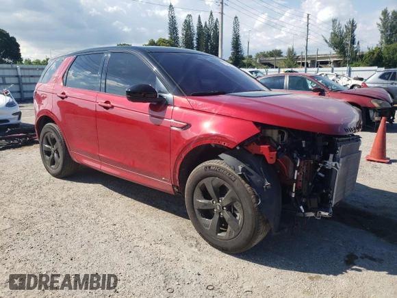 2021 Land Rover Discovery Sport S R-Dynamic with VIN SALCT2FX7MH883602, listed as a Copart auction lot 73326474 with 34,842 mi miles and Salvage Title. Bid and sale history available at carsss.com. Image 4.