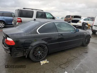 2004 BMW 3 Series 330Ci with VIN WBABD53414PD97160, listed as a Copart auction lot 44079735 with 121,002 mi miles and Salvage Title. Bid and sale history available at carsss.com. Image 3.