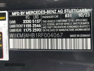 2024 Mercedes-Benz CLE 300 z VIN W1KMJ4HB1RF004067, wystawiony jako Copart lot #86732044 z przebiegiem 5039 mil mil oraz Szkody całkowita. Historia ofert i sprzedaży dostępna na DreamBid. Obrazek 15.