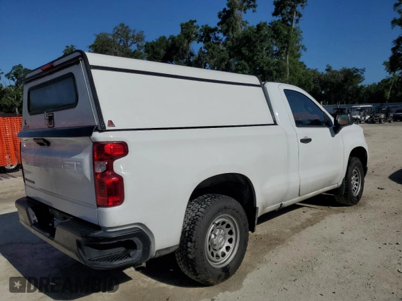 2023 Chevrolet Silverado 1500 Work Truck with VIN 3GCNAAEK3PG354605, listed as a Copart auction lot 54877225 with 121,592 mi miles and Clean Title. Bid and sale history available at DreamBid. Image 3.