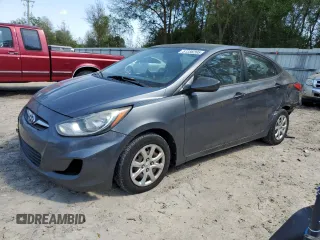 2013 Hyundai Accent GLS with VIN KMHCT4AE1DU307046, listed as a Copart auction lot 51236265 with 240,600 mi miles and Salvage Title. Bid and sale history available at carsss.com. Image 1.