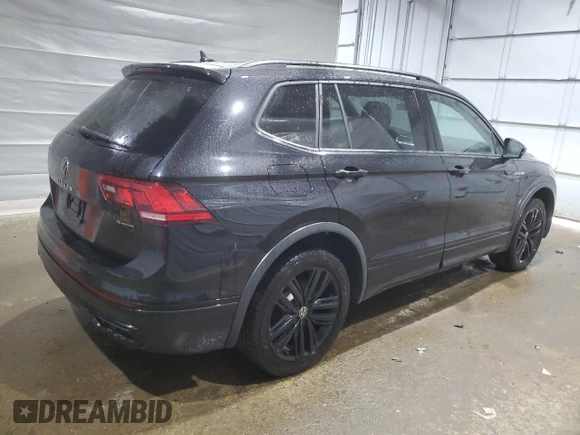2022 Volkswagen Tiguan SE R-Line Black with VIN 3VV8B7AX3NM105154, listed as a Copart auction lot 58856995 with 76,723 mi miles and Clean title. Bid and sale history available at DreamBid. Image 3.