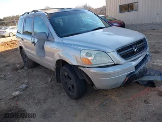 2004 Honda Pilot EX with VIN 2HKYF185X4H503079, listed as a IAAI auction lot 41245583 with 1 mi miles. Bid and sale history available at carsss.com. Image 1.