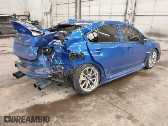 2019 Subaru WRX STI with VIN JF1VA2R69K9801164, listed as a IAAI auction lot 41371724 with 127,305 mi miles and . Bid and sale history available at DreamBid. Image 4.