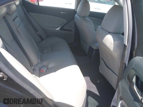 2006 Lexus IS 250 with VIN JTHBK262X65013159, listed as a IAAI auction lot 42360207 with 163,427 mi miles and . Bid and sale history available at DreamBid. Image 8.