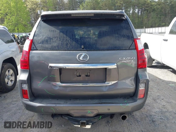 2011 Lexus GX 460 with VIN JTJBM7FX8B5020462, listed as a IAAI auction lot 41953856 with 201,311 mi miles. Bid and sale history available at carsss.com. Image 16.