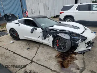 2015 Chevrolet Corvette Z51 2LT with VIN 1G1YK2D74F5118136, listed as a Copart auction lot 66483294 with 47,256 mi miles and Salvage Title. Bid and sale history available at carsss.com. Image 4.