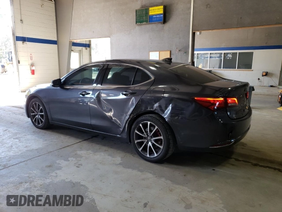 2015 Acura TLX V6 Tech with VIN 19UUB2F54FA003630, listed as a Copart auction lot 49121895 with 171,987 mi miles and Salvage Title. Bid and sale history available at carsss.com. Image 2.