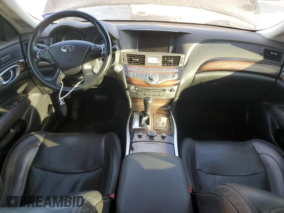 2013 Infiniti M37 with VIN JN1BY1AP7DM510222, listed as a Copart auction lot 69380494 with 113,487 mi miles and Salvage Title. Bid and sale history available at carsss.com. Image 8.