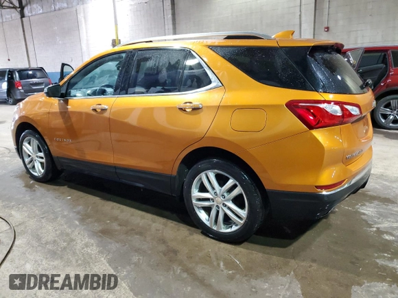 2019 Chevrolet Equinox Premier with VIN 2GNAXYEX3K6100289, listed as a Copart auction lot 49891215 with 52,931 mi miles and Clean Title. Bid and sale history available at carsss.com. Image 2.