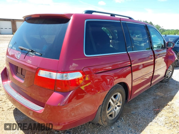 2006 Honda Odyssey EX-L с VIN 5FNRL38666B432577, выставлен на аукционе IAAI как лот 42232203 с пробегом 212 696 миль миль и . История ставок и продаж доступна на DreamBid. Изображение 4.