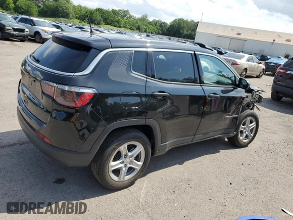 2023 Jeep Compass Sport с VIN 3C4NJDAN8PT511036, выставлен на аукционе Copart как лот 61791925 с пробегом 11 931 миль миль и Списание • Salvage title. История ставок и продаж доступна на DreamBid. Изображение 3.
