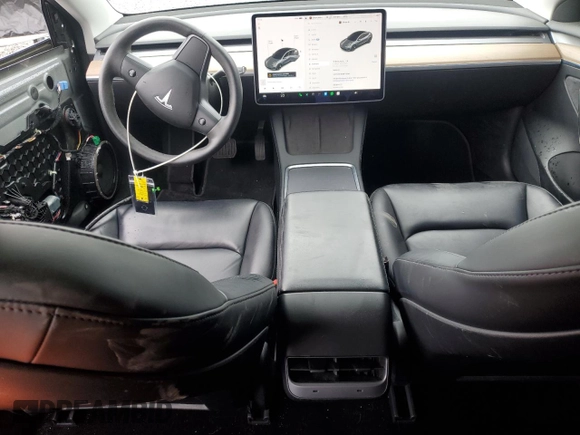 2022 Tesla Model 3 Long Range with VIN 5YJ3E1EB1NF112040, listed as a Copart auction lot 48695485 with 51,683 mi miles and Salvage Title. Bid and sale history available at DreamBid. Image 8.