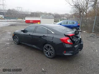2021 Honda Civic Sedan Sport with VIN 2HGFC2F85MH501480, listed as a IAAI auction lot 41863940 with 71,243 mi miles. Bid and sale history available at carsss.com. Image 3.