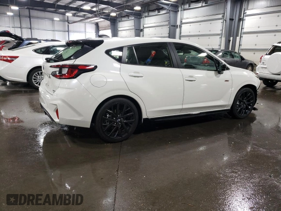 2024 Subaru Impreza RS with VIN JF1GUHJC4R8330982, listed as a Copart auction lot 72083984 with 2,949 mi miles and Salvage Title. Bid and sale history available at carsss.com. Image 3.
