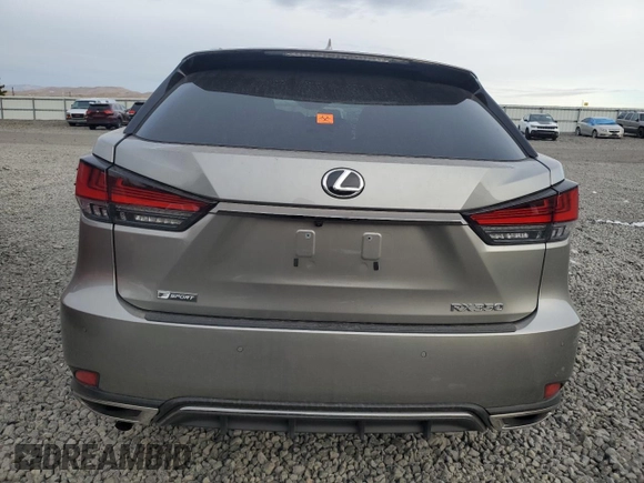 2020 Lexus RX with VIN 2T2YZMDA7LC252997, listed as a Copart auction lot 81167044 with 0 mi miles and Salvage Title. Bid and sale history available at carsss.com. Image 6.