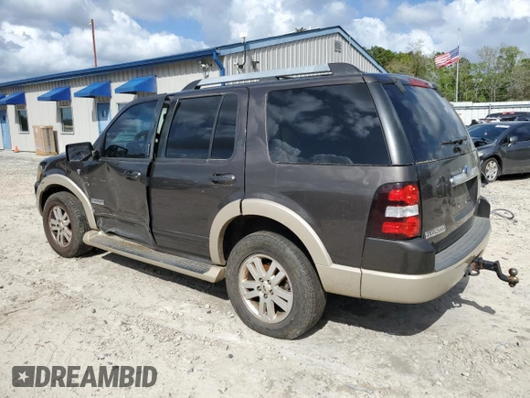2007 Ford Explorer Eddie Bauer с VIN 1FMEU64877UB72893, выставлен на аукционе Copart как лот 49466955 с пробегом Не указан миль и Списание • Salvage title. История ставок и продаж доступна на DreamBid. Изображение 2.