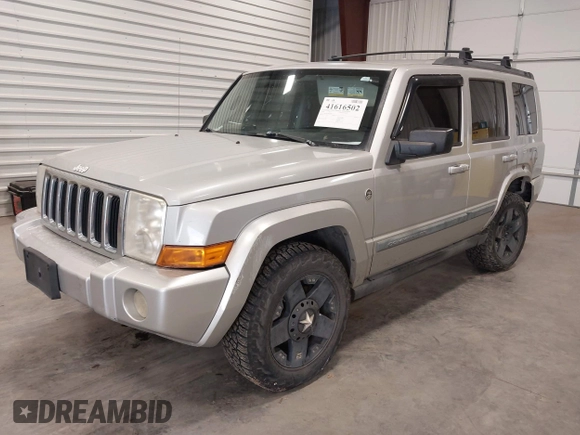 2008 Jeep Commander Sport with VIN 1J8HG48N98C127998, listed as a IAAI auction lot 41616502 with 186,249 mi miles and . Bid and sale history available at DreamBid. Image 2.